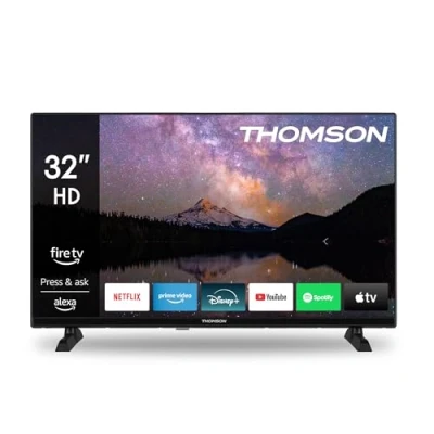 Bild av Thomson 32&quot; (80 cm) HD LED Fire TV Alexa röststyrning, AirPlay Support, Triple Tuner, Bluetooth, HDMI, USB, AV in och CI+ 32HF2S34 2024