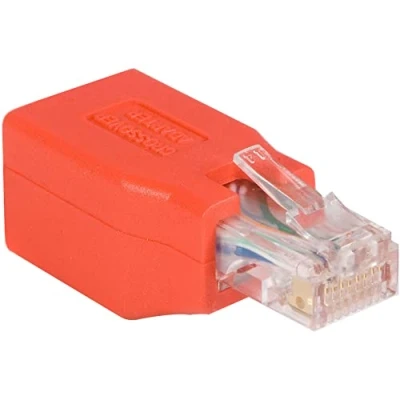 Bild av StarTech.com Cat6 kabel crossover adapter GbE röd Ethernet nätverkskabel (C6CROSSOVER)