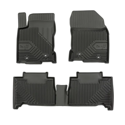 Bild av FROGUM No. 77 77409149 Ensemble de tapis sol Caoutchouc avant et arrière 3 noir Sur mesure LEXUS: NX
