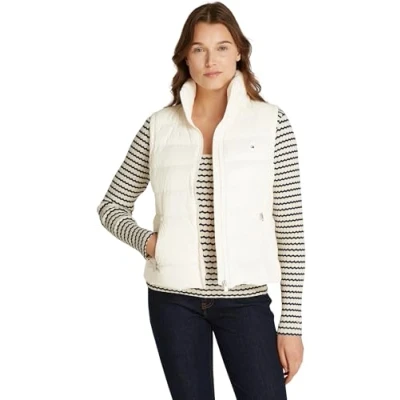 Bild av Tommy Hilfiger Feminine Gloss VEST Väst, Storlek: Medium, Ivory petal