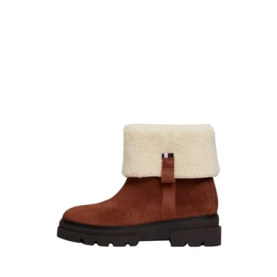 Bild av Tommy Hilfiger Rolldown Vinterstövlar, Storlek: 40, Cognac brown Mocka