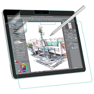 Bild av MoKo 2 Pack PET Matte Screen Protector Compatible with Microsoft Surface Go 4 (2023)/ 3 (2021)/ 2020/ 2018, [Writing Like on Paper] Anti Glare Premium Film