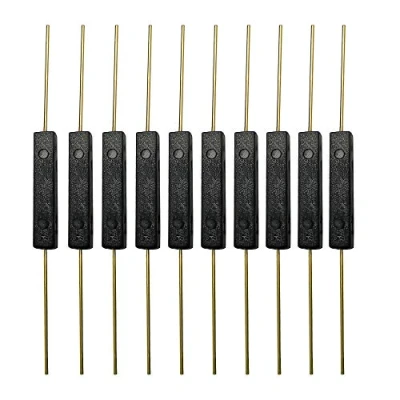 Bild av Gebildet 10 st Vassströmbrytare i plast vass kontakt, magnet nära anslutningskrets, bort brytkrets, magnetisk induktionsbrytare (3 mm x 14 mm)