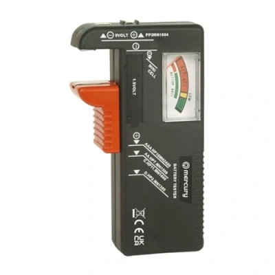 Bild av AirPromise Universell batteritestare för AAA, AA, C, D och bottenbatterier, 1,5 V, 9 batterispänningstestare återvinning av batterier (BT 168)
