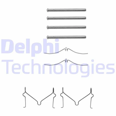 Bild av DELPHI LX0211 Kit d&#039;accessoires, plaquette de frein à disque MAZDA: FAMILIA 4, 323 C IV 3/5 portes