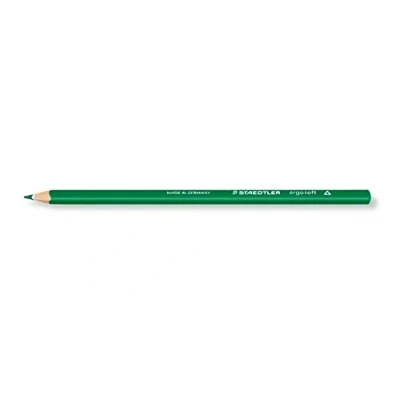 Bild av Staedtler Ergosoft 157 SB12 triangulära färgpennor standardförpackning Pack of 12 gRÖN
