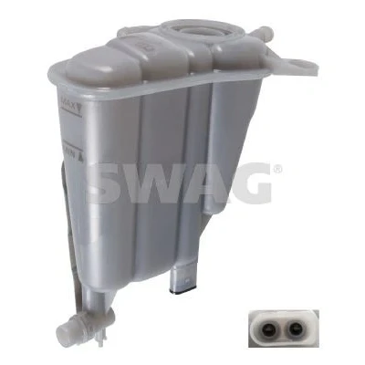 Bild av SWAG 30 10 3428 Vase d&#039;Expansion sans couvercle, avec tôle anti thermique, capteur AUDI: Q5, A4 B8 Berline, A5 Coupe