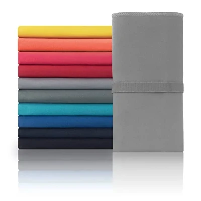 Bild av Blumtal Mikrofiberhandduk många Färger och Storlekar, kompakta Mikrofiberhanddukar, ultralätta snabbtorkande, Sporthandduk, Resehandduk, Strandhandduk, Badhandduk av Mikrofiber