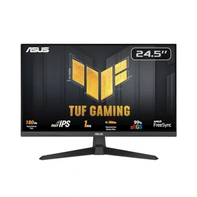 Bild av ASUS TUF Gaming VG259Q3A Full HD skärm 25 tum 180 Hz, 1 ms GtG, FreeSync, Adaptive Sync, ELMB, GameFast Input Fast IPS panel, 16:9, 920 x 080, DisplayPort, HDMI, högtalare