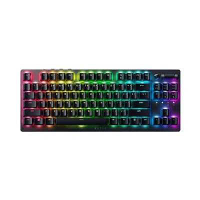 Bild av Razer DeathStalker V2 Pro Tenkeyless (röd brytare) trådlöst optiskt speltangentbord med låg profil (linjära optiska brytare, HyperSpeed Wireless, Bluetooth 5.0) Nordic Layout Svart