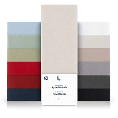 Bild av Blumtal® underlakan 160x200 cm tillverkat av mikrofiber Oekotex certifierat / elfenben