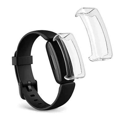 Bild av kwmobile fodral kompatibelt med Fitbit Inspire 3/Inspire 2/Ace 3 2 x TPU silikon fitness tracker transparent