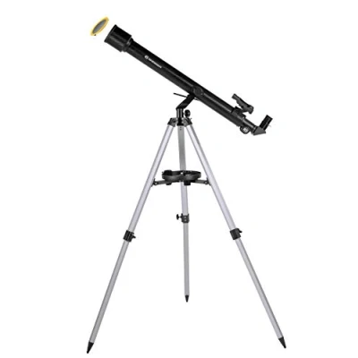 Bild av Bresser Refraktor nybörjarteleskop Stellar 60/800 med smartphone kameraadapter och högkvalitativt objektiv solfilter, inklusive stativ omfattande tillbehör