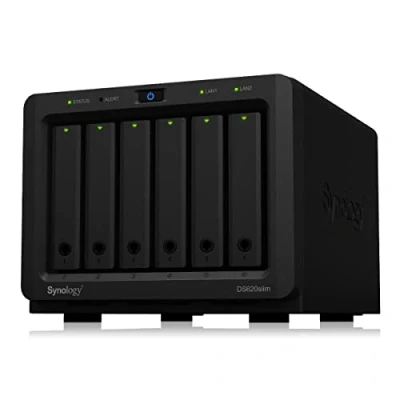 Bild av Synology DS620SLIM Disk Station för 2.5&quot; HDD/SSD, Svart