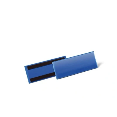 Bild av Durable 175707 Etiketthållare 1/2 A5L magnetisk, mörkblå, 50 stycken