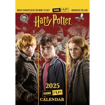 Bild av Harry Potter Change it Up Month to View A3 Calendar Official Product 2025: Original Danilo Kalender [Mehrsprachig] [Kalender]