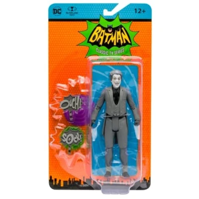 Bild av McFarlane Actionfigur DC Retro Batman 66 The Joker (svart och vit variant) flerfärgad TM15057