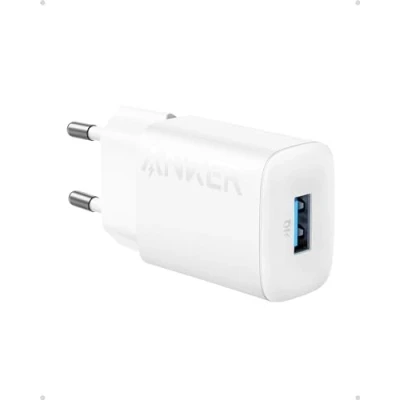 Bild av Anker 12 W USB C laddare, väggladdare, kompatibel med Quick Charge 3.0, Galaxy S10e/S10/S9/S8/Plus, Note 9/8, LG V40/V30+, iPhone, iPad och mer (USB till kabel ingår)