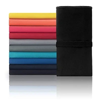 Bild av Blumtal Mikrofiberhandduk många Färger och Storlekar, kompakta Mikrofiberhanddukar, ultralätta snabbtorkande, Sporthandduk, Resehandduk, Strandhandduk, Badhandduk av Mikrofiber