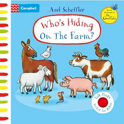 Bild av Who&#039;s Hiding On The Farm?: A Felt Flaps Book
