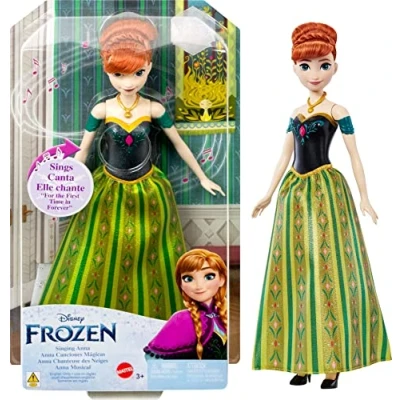 Bild av Disney Frozen Anna sjunger docka i signaturkläder, &quot;for the First Time in Forever&quot; från Movie, barngåvor HLW56