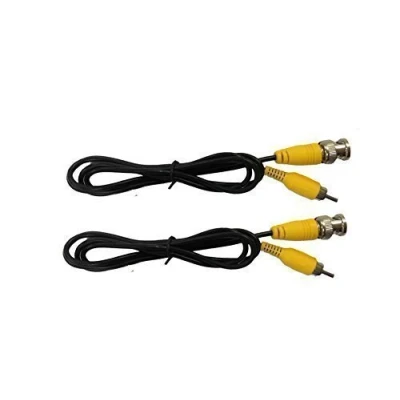 Bild av Security 01 2 pack 1 meter BNC till RCA videoanslutningskabel för CCTV kamera från DVR TV