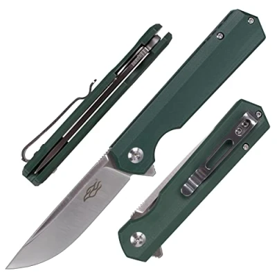Bild av Ganzo kniv FH11 fickkniv Outdoormesser, D2 stål, Flipper Lock Grön