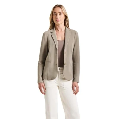 Bild av Street One Basic MIT Struktur Blazer, Storlek: 36, Beige