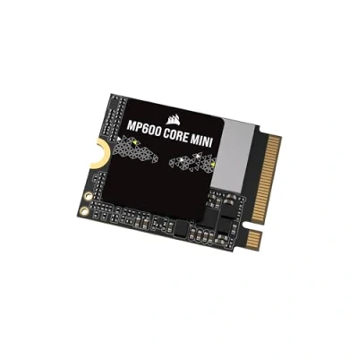 Bild av CORSAIR MP600 CORE MINI 2 TB M.2 NVMe PCIe x4 Gen4 SSD 2230 Upp Till 5 000 MB/s Sekventiell Läsning High Density QLC NAND För Steam Deck, ASUS ROG Ally, Microsoft Surface Pro Svart