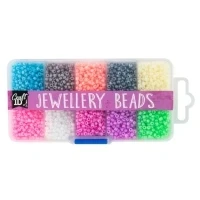 Bild av Craft Sensations Jewellery beads 15 grams each colour 10 colours