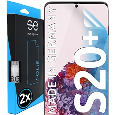 Bild av 2 x 3D Skärmskydd för Samsung Galaxy S20 Plus [smart engineered] Skyddsfilm, transparente displayskydd, skyddsfall vänliga, perfekta utskärningar, fodralvänligt