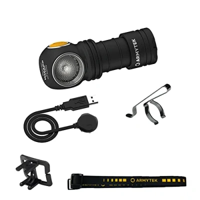 Bild av Armytek New Wizard C1 Pro LED lampa, magnet, kall vit, 1 000 lumen, uppladdningsbar via USB