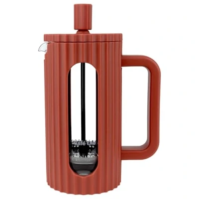 Bild av Café Olé Ciao 3 Cup Cafetière, rostfri stålgaze, fransk press, röd
