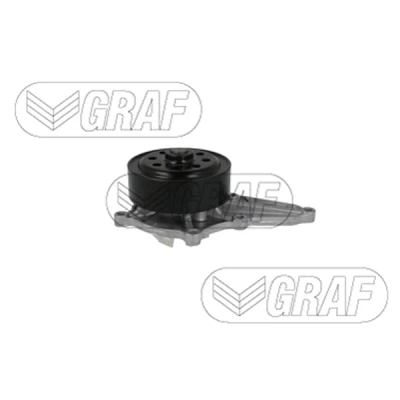 Bild av GRAF PA1364 Pompe à eau avec joint d&#039;étanchéite mécanique Tôle d&#039;acier 96 pour système dentrainement courroie trapézoïdale nervures HONDA: CR V 4