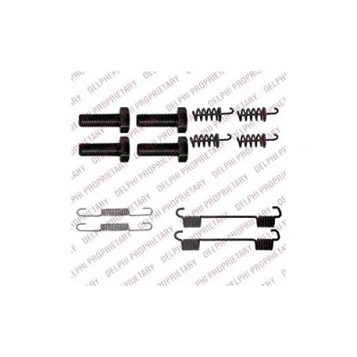 Bild av DELPHI LY1358 Kit d&#039;accessoires, mâchoires de frein stationnement MERCEDES BENZ: Classe E Berline, SL Cabriolet, Break