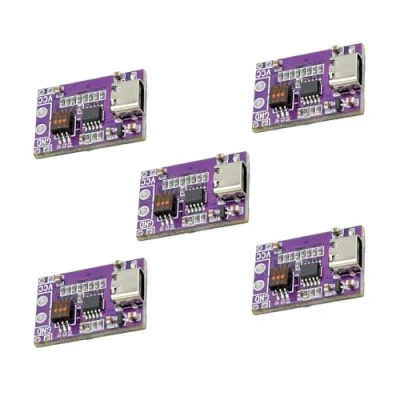 Bild av 5 stycken typ C PD/QC/AFC snabbladdning decoy utlösarmodul, stöd V 9 12 15 20 Fast spänningsutgång, decouy Charge Trigger modul