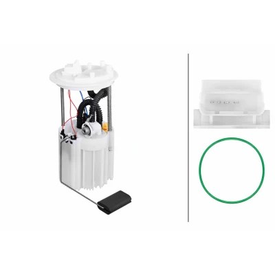 Bild av HELLA 8TF 358 306 811 Unité d&#039;injection de carburant avec joint d&#039;étanchéite, palpeur électrique Essence FIAT: Punto II 3/5 portes