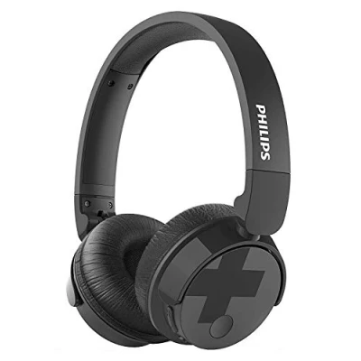 Bild av Philips Audio TABH305BK/00 Bluetooth On Ear hörlurar med aktiv brusreducering (volymbas, batteri på 18 timmar, vikbar) svart