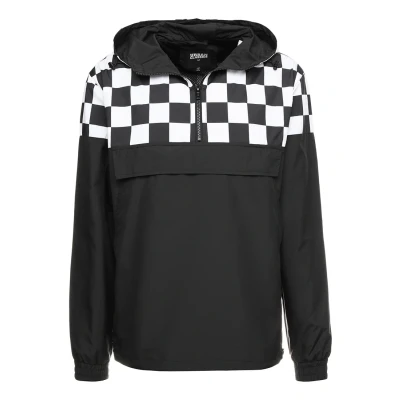 Bild av Urban Classics Check PULL OVER Jacket Vindjacka, Storlek: Small, Black/chess