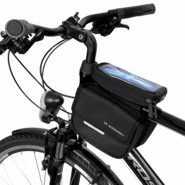Bild av Wozinsky vattentät pannier cykelväska m iPhone hållare för ramen 1,5l