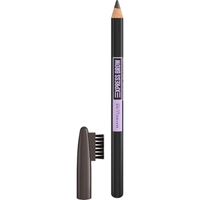 Bild av Maybelline New York 2 i 1 ögonbrynspenna med spetsig spets och mjuk borste, Express Brow, nr 06 Black Brown, styck