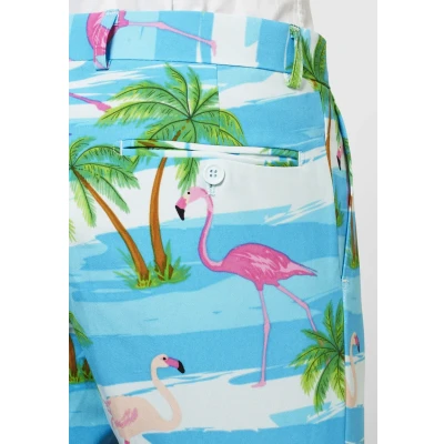 Bild av Opposuits Summer Flaminguy Kostym, Storlek: 46, Light blue