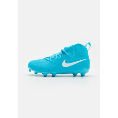 Bild av Nike Performance JR Phantom LUNA II ACAD FG/MG Unisex Fotbollsskor fasta dobbar för barn, Storlek: 32, Blue fury/white Textil/syntet