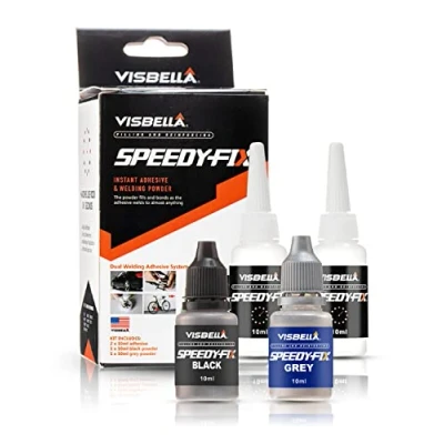 Bild av Visbella 7 sekunder Speedy Fix industrilim svetsfog från flaskan superlim extra starkt vattentätt lim plastlim