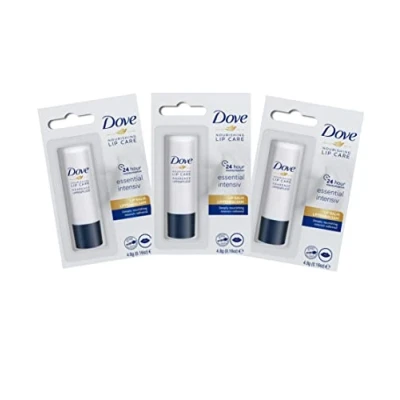 Bild av Stick Läppbalsam Dove Nourishing Lipcare 4,8 g Essential Intensiv 3 pack