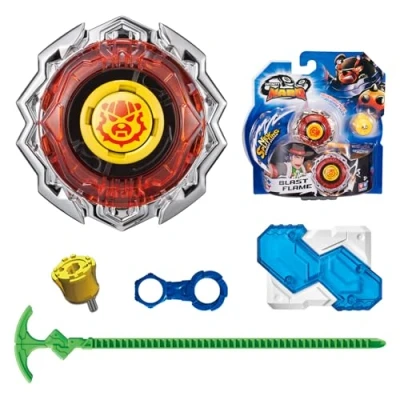 Bild av Infinity Nado snurra för barn, metallleksaker, pojkar, stridstoppar, snurrande leksaker, spinningtoppar, pojkar från 5 år, Toupie Série standard Blast Flame