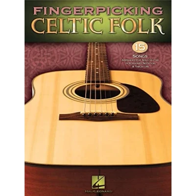 Bild av Fingerpicking celtic folk guitare: 15 Songs Arranged for Solo Guitar in Standard Notation &amp; Tab