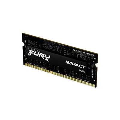Bild av Kingston FURY Impact DDR3L modul 4 GB SO DIMM 204 pin 1600 MHz / PC3L 12800 CL9 1.35 1.5 V ej buffrad icke ECC svart