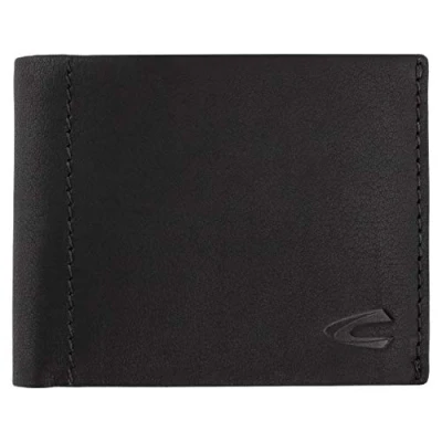 Bild av camel active Niagara herr plånbok RFID liten liggande format läder, svart, 11x2x8,5, 000578