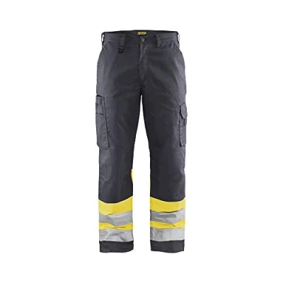 Bild av VARSELBYXA 1564 1811 U SPIKFIC GGRÅ/VARSELGUL C50 Beijerbygg Byggmaterial